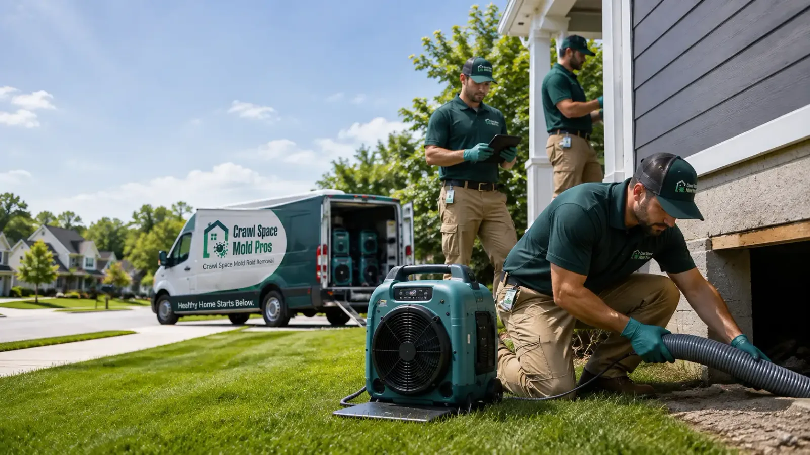 Crawl Space Mold Removal in Lake Villa, IL